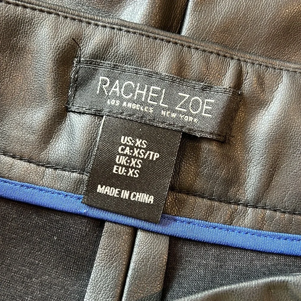 Faux Leather, elastic waist, long pencil skirt - Picture 5 of 6